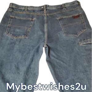 Five Brother jeans men's size 42 x 32 work wear blue demin dark stonewar…